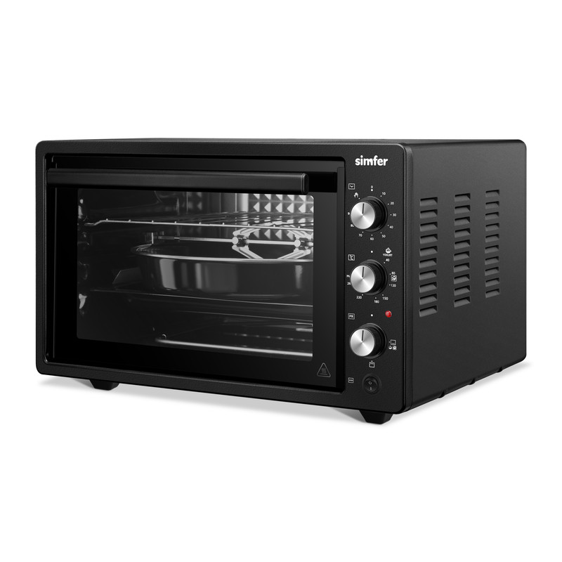 فرن كهربائي سيمفر، 45 لتر، 1400 وات، شواية، أسود - SIEO-45BL-T-L - 2