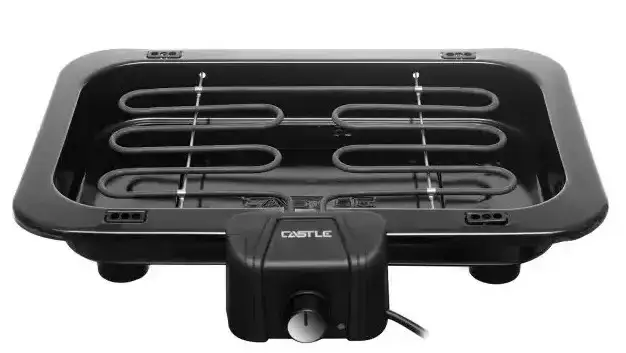شواية كهربائية كاسيل، 2500 وات، أسود - BG1025T - 2