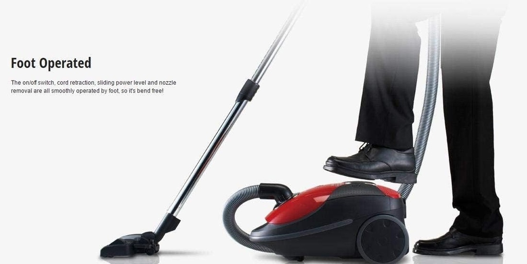 مكنسة كهربائية باناسونيك، 2000 وات، ماليزي، أحمر - MC-CG713R - 3