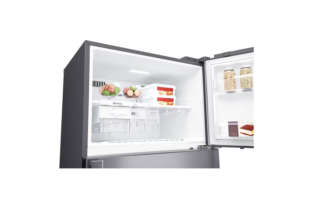 ثلاجة ال جي، انفرتر، نوفروست، 475 لتر، ديجيتال، استانلس - GN-H622HLHL - 7
