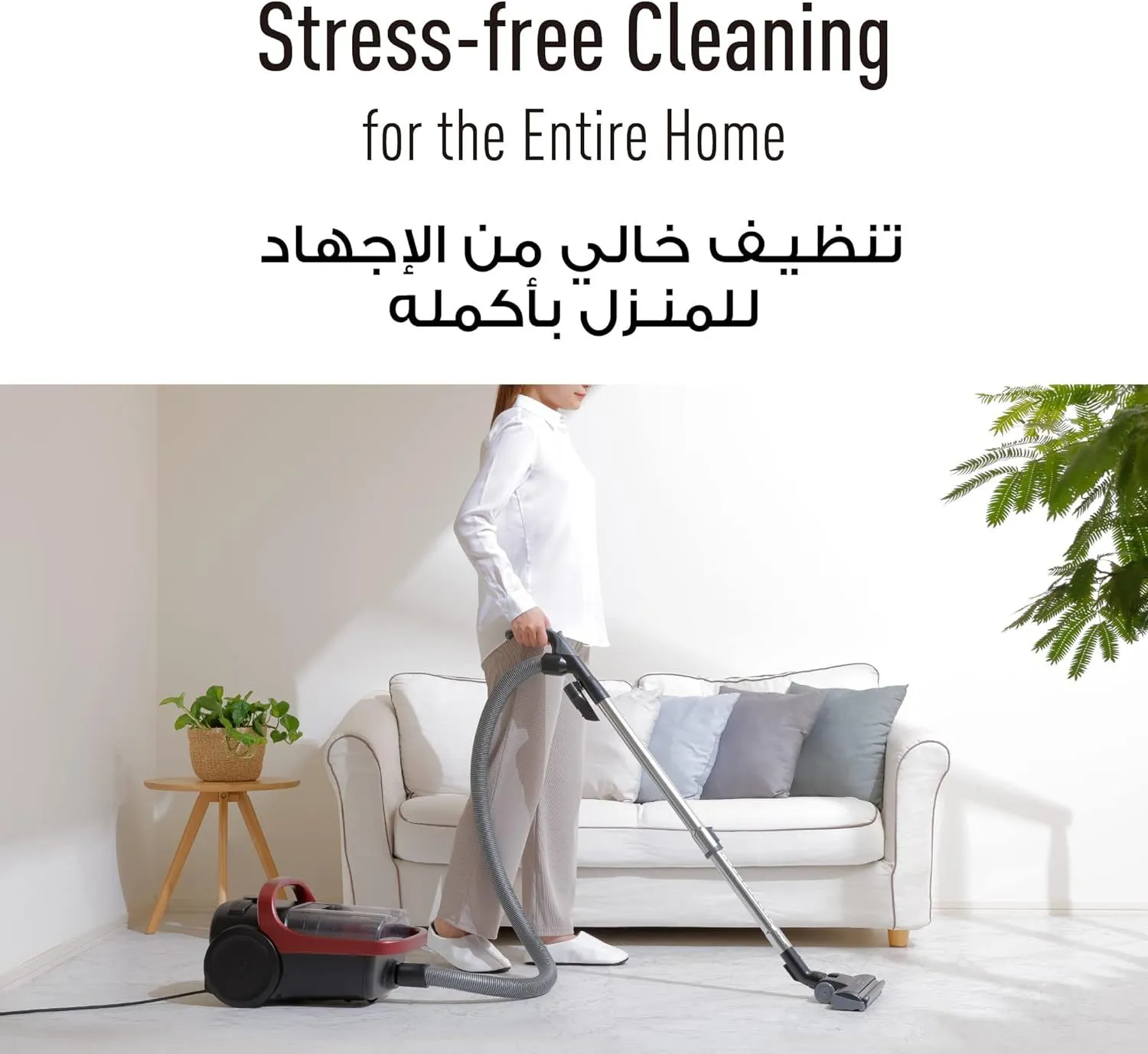 مكنسة كهربائية باناسونيك، 2200 وات، باجليس، أسود × سيلفر - MC-CL609H - 10
