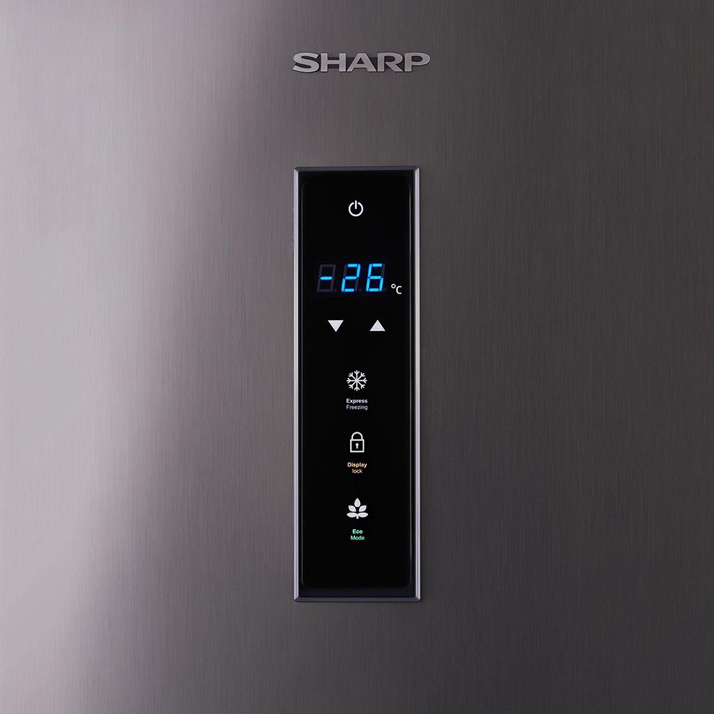 ديب فريزر رأسي شارب، انفرتر، ديجيتال، نوفروست، 6 درج، 250 لتر، استانلس - FJ-EC23(ST) - 3