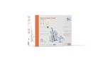 خلاط يدوي ايدو، 800 وات، كبة، استاند، أبيض - HBLG800-WH - 4