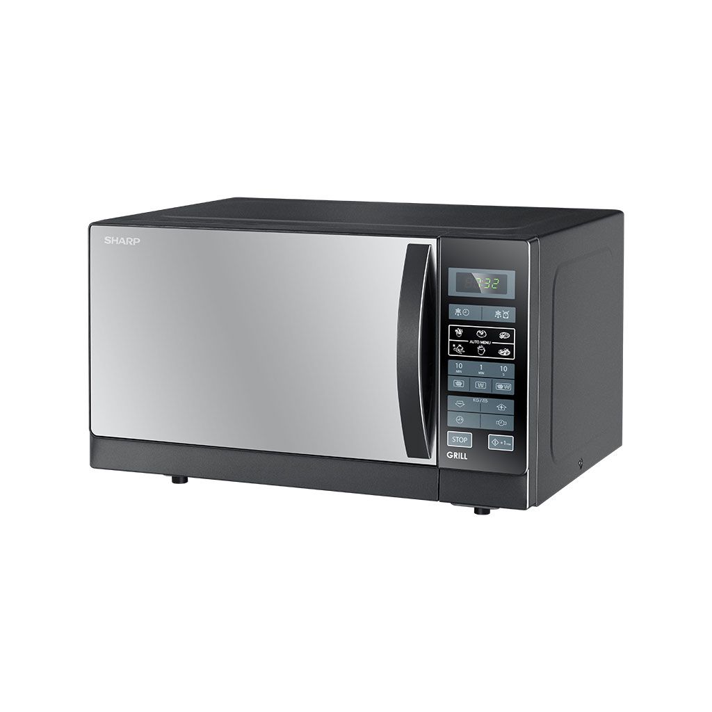 ميكروويف شارب، شواية، 25 لتر، 900 وات، 6 قوائم ، أسود - R-750MR(K) - 2