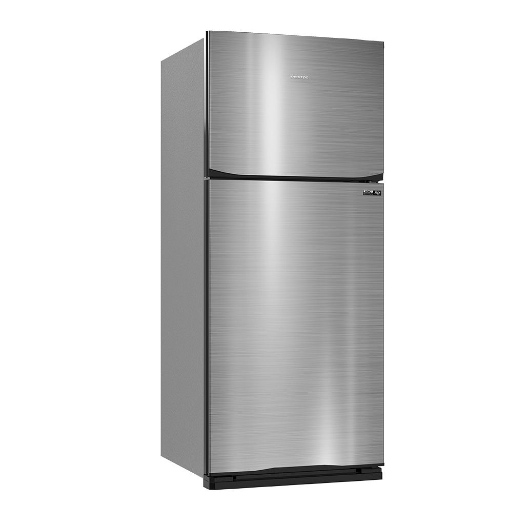 ثلاجة تورنيدو نوفروست 450 لتر ، استانلس غامق RF-580T-DST - 2
