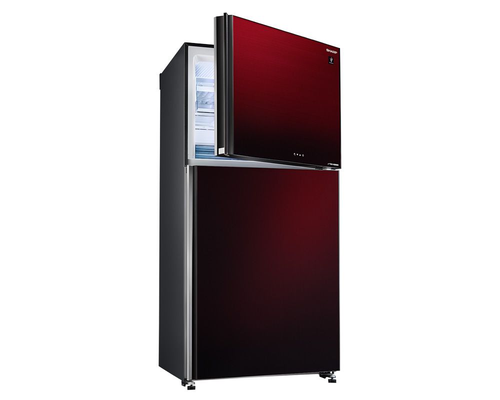 ثلاجة شارب انفرتر نوفروست 450 لتر زجاج أحمر SJ-GV58G-RD - 2