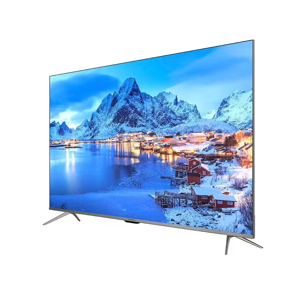 شاشة شارب، 50 بوصة، 4K، أندرويد بدون فريم، ريسيفر داخلي - 4T-C50DL6EX - 3