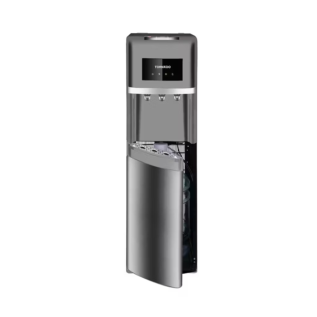 مبرد مياه تورنيدو، 3 حنفية، قارورة داخلية، سيلفر - WDM-H40ADE-S - 2