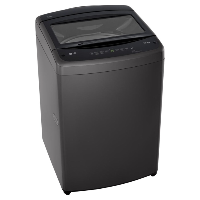LG T15V1NDHG2A — left perspective — Black / غسالة LG 15 كجم — منظور يسار