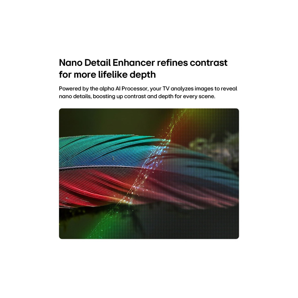 شاشة ال جي 65NU8E0B6LA — تقنية Nano Detail Enhancer | 65 بوصة أسود