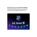 شاشة ال جي 55NU8E0B6LA — حماية LG Shield | 55 بوصة أسود