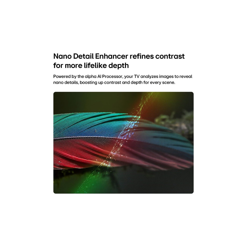شاشة ال جي 65NU850B6LA — تقنية Nano Detail Enhancer