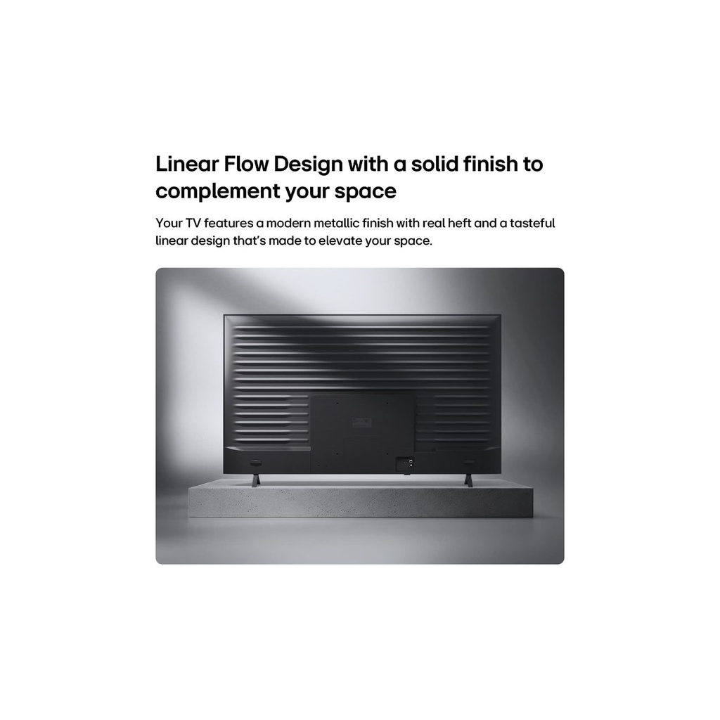 شاشة ال جي 75NU850B6LA — تصميم Linear Flow