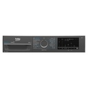 Beko WFST107XA washing machine — control panel close-up | 10 kg, 1400 RPM, Dark Grey — غسالة بيكو WFST107XA — لقطة قريبة للوحة التحكم | 10 كيلو، 1400 لفة، رمادي غامق