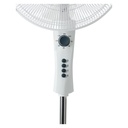 Arzum Windream AR070-02 stand fan — control panel and timer close-up | 16 inch, 3 speeds, White — مروحة أرزوم ويندريم AR070-02 — لقطة قريبة للوحة التحكم والمؤقت | 16 بوصة، 3 سرعات، أبيض