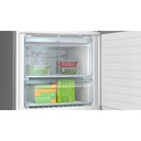 Bosch KGN76CXEE8 refrigerator — bigbox freezer drawers | 526 L, No Frost, Black Steel — ثلاجة بوش KGN76CXEE8 — أدراج الفريزر bigbox | 526 لتر، نو فروست، بلاك ستيل