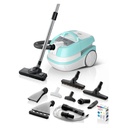 Bosch BWD420HYG wet and dry vacuum — full accessory set | 2000 W, HEPA, White × Turquoise — مكنسة بوش BWD420HYG — طقم الملحقات الكامل | 2000 وات، هيبا، أبيض × تركواز