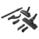 Hitachi CV-980TJ drum vacuum cleaner — included accessory set | 2300 W, 21 L, Red × Black — مكنسة هيتاشي برميلية CV-980TJ — طقم الملحقات المرفق | 2300 وات، 21 لتر، أحمر × أسود