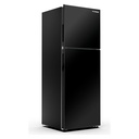 Fresh FNT-LS540 YIBM refrigerator — angled side view | 426 L, No Frost, Black Mirror — ثلاجة فريش FNT-LS540 YIBM — منظر جانبي مائل | 426 لتر، نو فروست، أسود مرايا