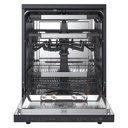 غسالة أطباق ال جي DFC287HMS — منظر أمامي مفتوح، أرفف EasyRack Plus | سعة 14 فرد