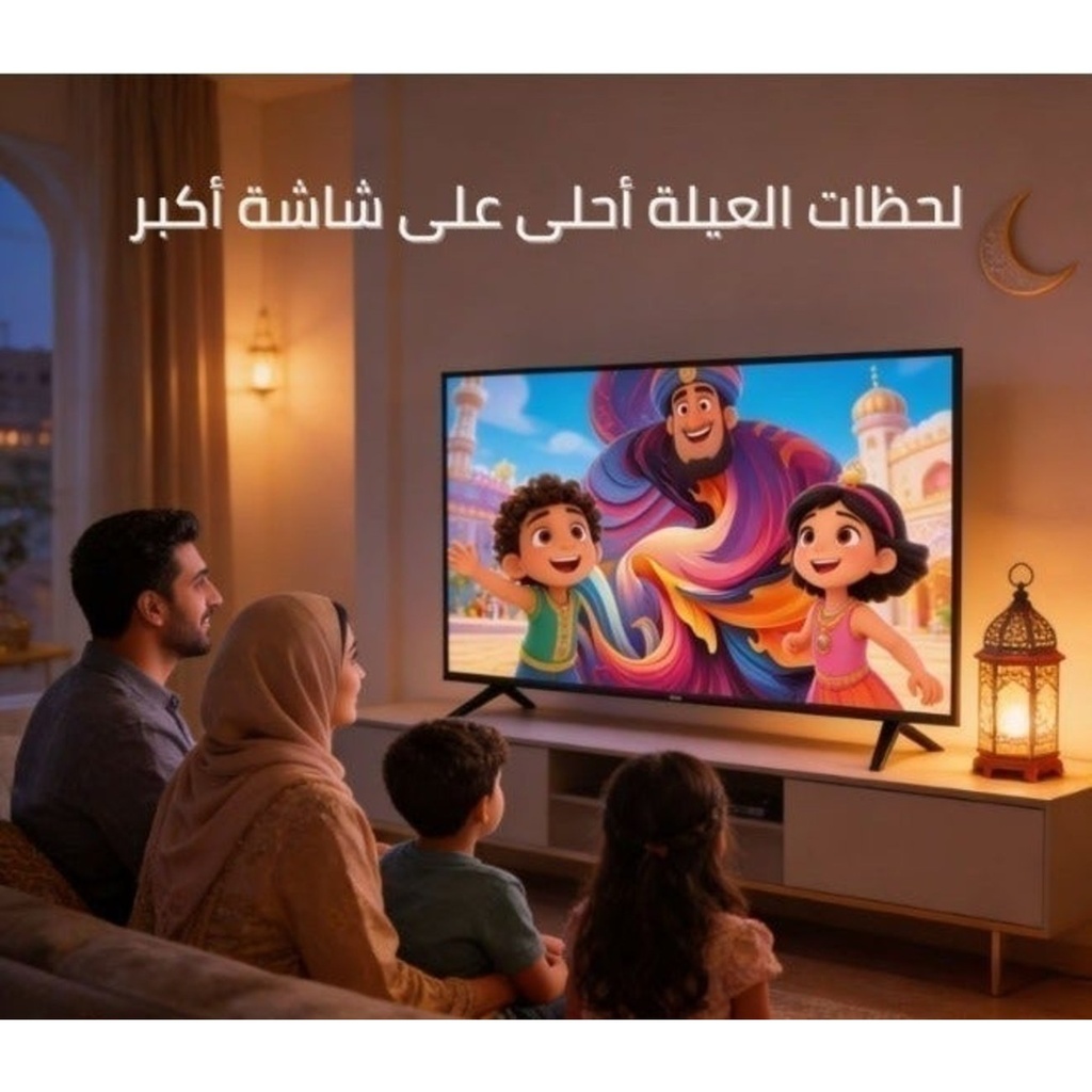 شاشة هوهو HS5006SFL — لحظات العيلة أحلى على شاشة أكبر | 50 بوصة