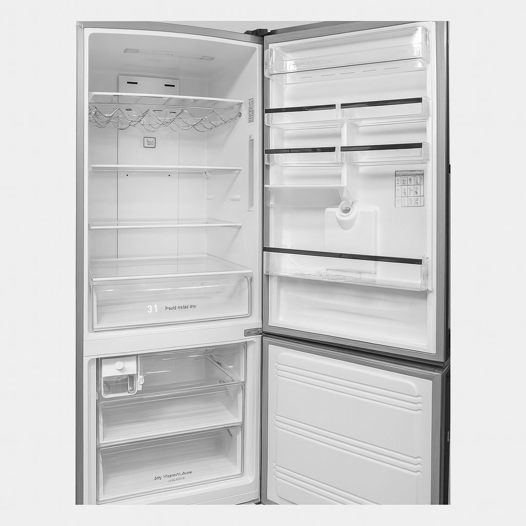 ثلاجة فريش، فريزر سفلي، 530 لتر، ديجيتال، استانلس - FNB-M640CQT - 4