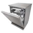 LG DFC435FP dishwasher — open door, upper rack detail | foldable tines | غسالة أطباق ال جي DFC435FP — الباب مفتوح وتفاصيل الرف العلوي | أسنان قابلة للطي