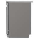 LG DFC435FP dishwasher — side panel profile | 60 cm freestanding, silver | غسالة أطباق ال جي DFC435FP — منظر جانبي | 60 سم ستاند الون، فضي