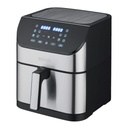 قلاية هوائية بريفا، 6 لتر، 1500 وات، ديجيتال، سيلفر - HEALTHY AIR 2
