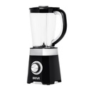 خلاط كهربائي بريفا، 500 وات، 1.5 لتر، مطحنة، كبة، أسود - B500-BH206 5