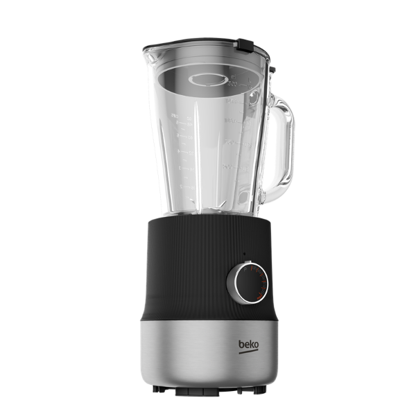 خلاط كهربائي بيكو، 800 وات، 1.7 لتر، وعاء زجاجي، 6 سرعات، أسود - TBN 81808 BX 6