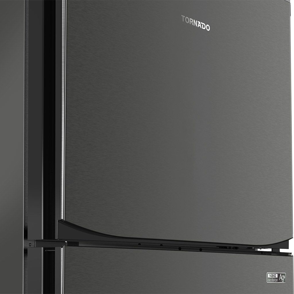 ثلاجة تورنيدو انفرتر نوفروست 450 لتر استانلس غامق - RF-580TV-DST 6