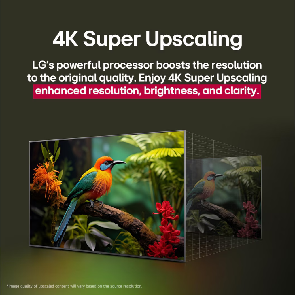 شاشة ال جي، 50 بوصة، ماجيك ريموت، ذكاء اصطناعي، بدون فريم، موديل 2025، 4K، سمارت، ريسيفر داخلي - 50UA85006LA 6
