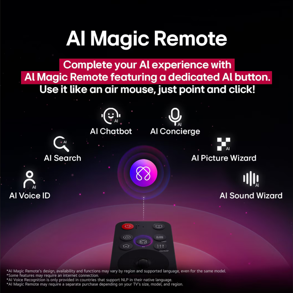 شاشة تليفزيون ال جي، 55 بوصة، كيو نيد، QNED، ماجيك ريموت، ذكاء اصطناعي، فريمليس، 4K، سمارت، ريسيفر داخلي - 55QNED70A6A 11