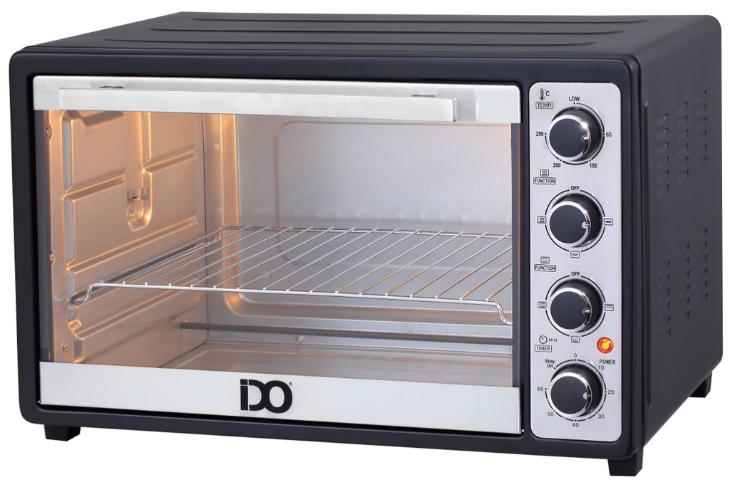 فرن كهربائي ايدو، 50 لتر، 2000 وات، شواية، أسود - TO50SG-BK 4