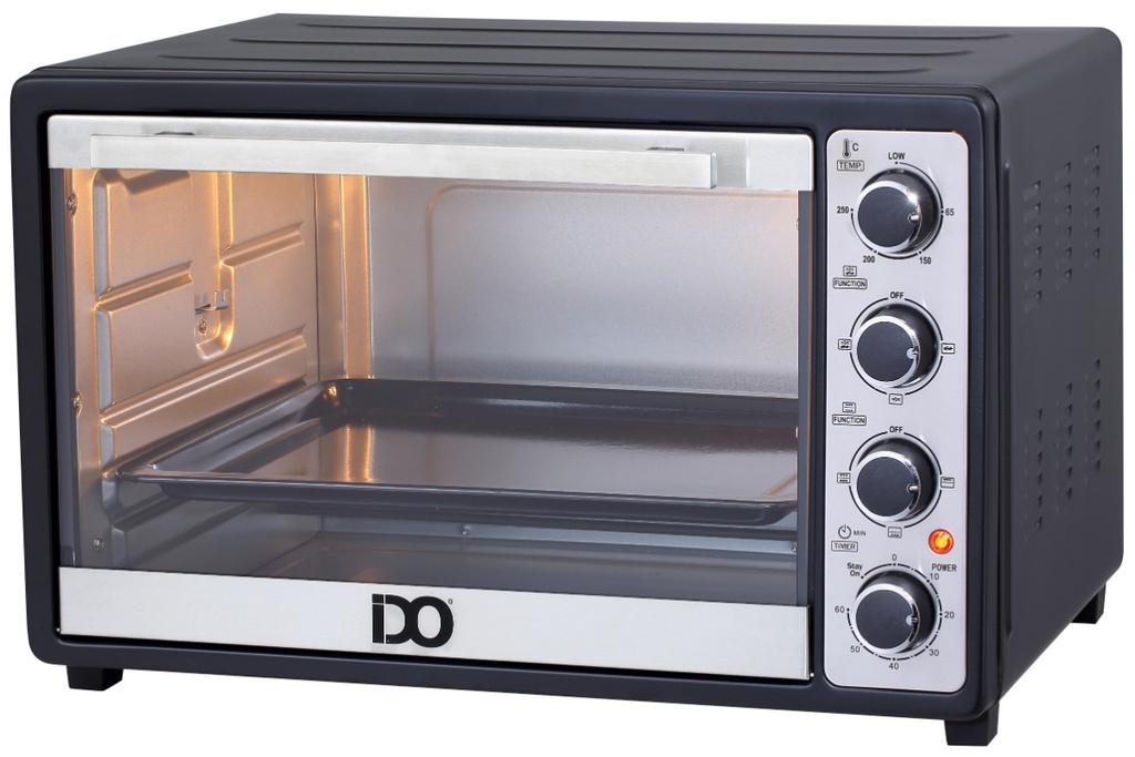 فرن كهربائي ايدو، 50 لتر، 2000 وات، شواية، أسود - TO50SG-BK 5