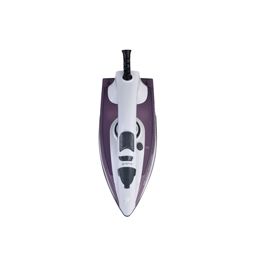 مكواة بخار بلاك اند ديكر، 1750 وات، بنفسجي - X1750-B5 3