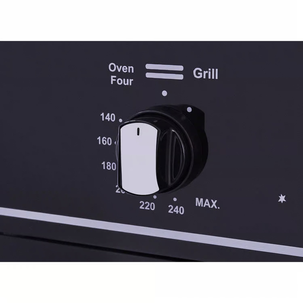 بوتاجاز يونيون اير بريميم، 90 × 60 سم، 5 شعلة، أمان كامل، جراند، استانلس × أسود - PRM6090SS-1GC-511-IDSP-GO-2W 5