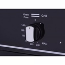 بوتاجاز يونيون اير بريميم، 90 × 60 سم، 5 شعلة، أمان كامل، جراند، استانلس × أسود - PRM6090SS-1GC-511-IDSP-GO-2W 5