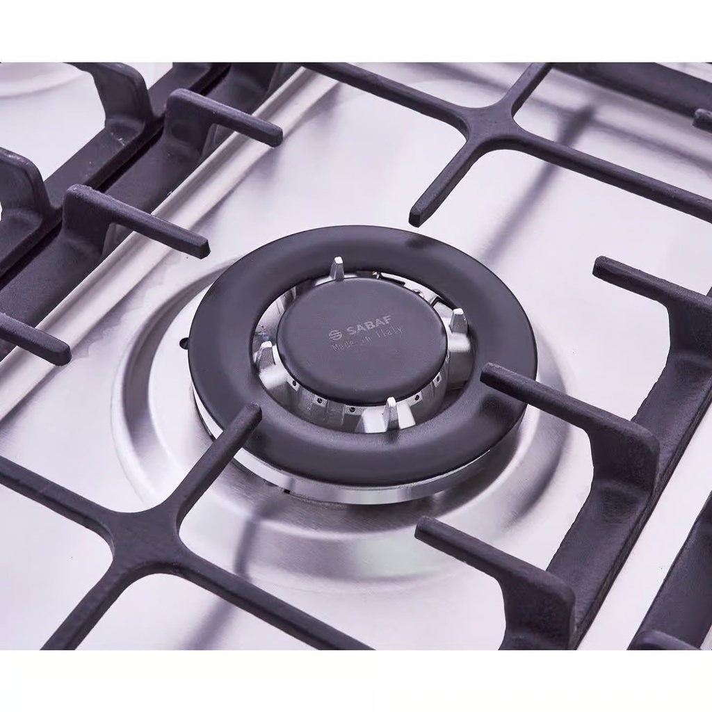 بوتاجاز يونيون اير بريميم، 90 × 60 سم، 5 شعلة، أمان كامل، جراند، استانلس × أسود - PRM6090SS-1GC-511-IDSP-GO-2W 8