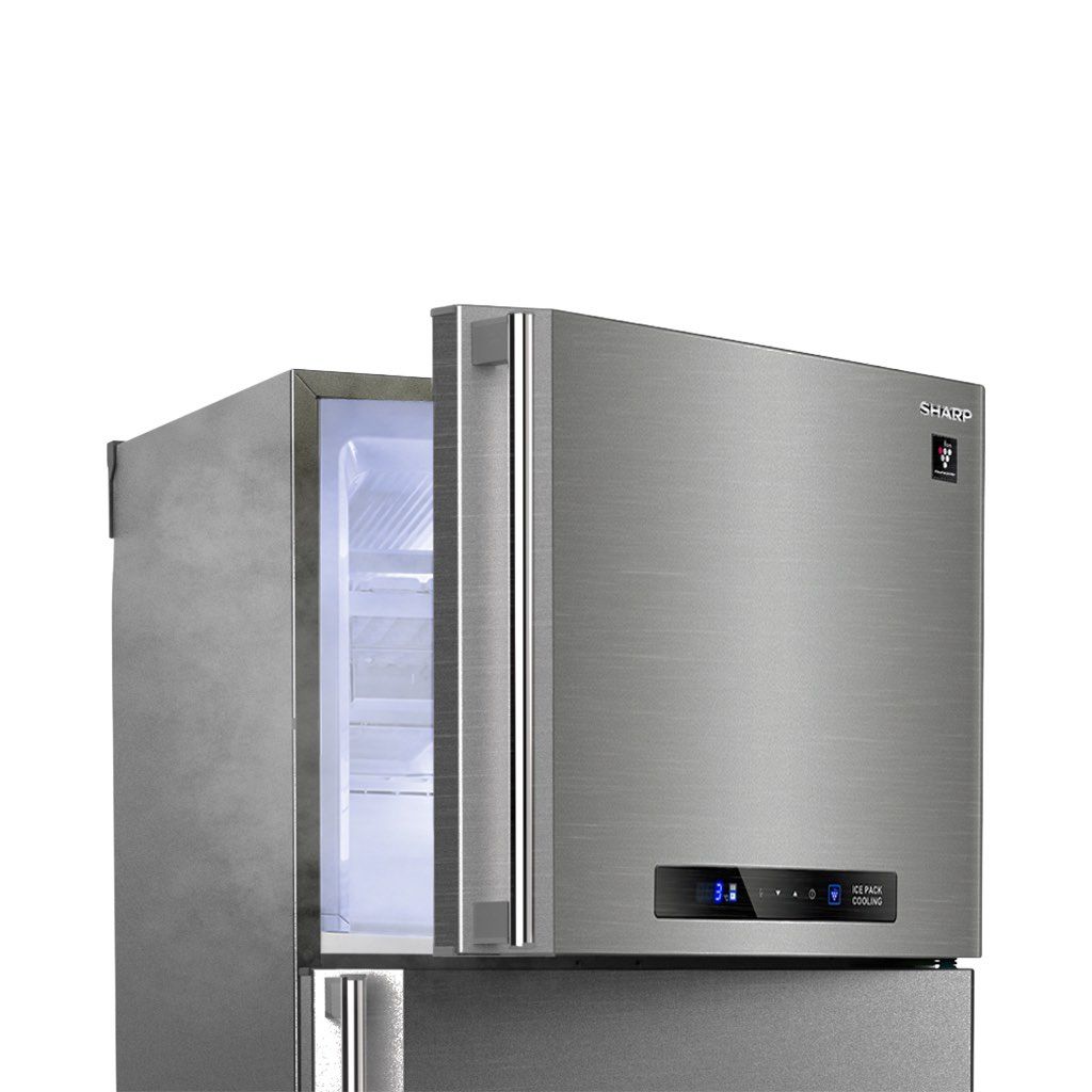 ثلاجة شارب ديجيتال نوفروست 396 لتر استانلس SJ-PC48A(ST) 6