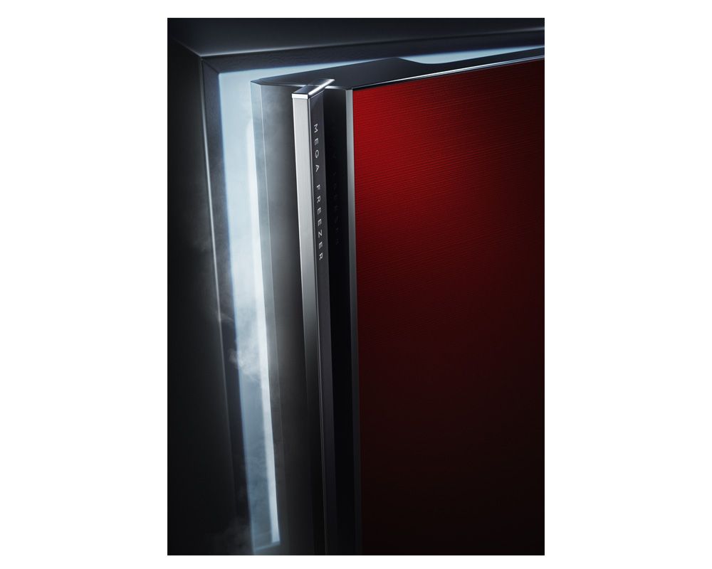 ثلاجة شارب انفرتر نوفروست 480 لتر زجاج أحمر SJ-GV63G-RD 4