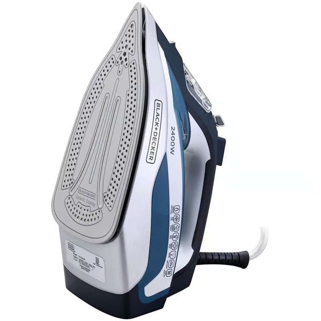 مكواة بخار بلاك اند ديكر، 2400 وات، أزرق - X2150 3