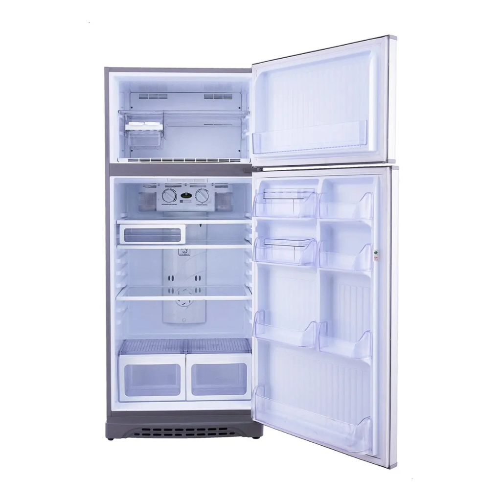 ثلاجة كريازي، نوفروست، 450 لتر، زمرده تربو، سيلفر - E470NV/2 - 2
