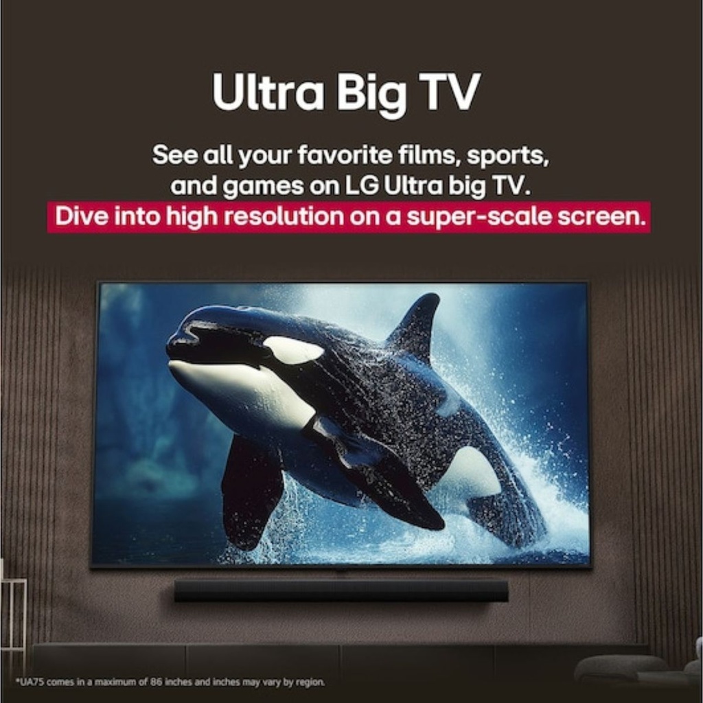 شاشة تليفزيون ال جي، 55 بوصة، فريمليس، ذكاء اصطناعي، 4K، سمارت، ريسيفر داخلي - 55UA84006LB - 13