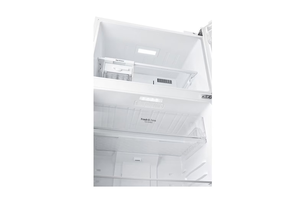 ثلاجة ال جي، انفرتر، نوفروست، 475 لتر، ديجيتال، سيلفر - GN-H622HQHL - 8