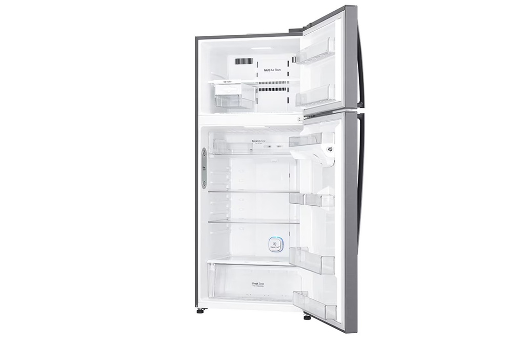 ثلاجة ال جي، انفرتر، نوفروست، 475 لتر، ديجيتال، سيلفر - GN-H622HQHL - 12