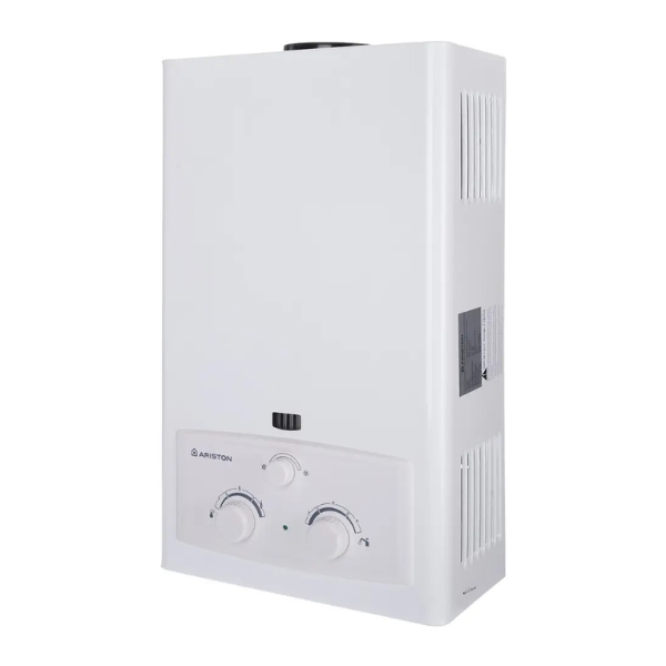 سخان مياه غاز اريستون، 10 لتر ، غاز طبيعي، أبيض - DGI 10L CF NG - 2