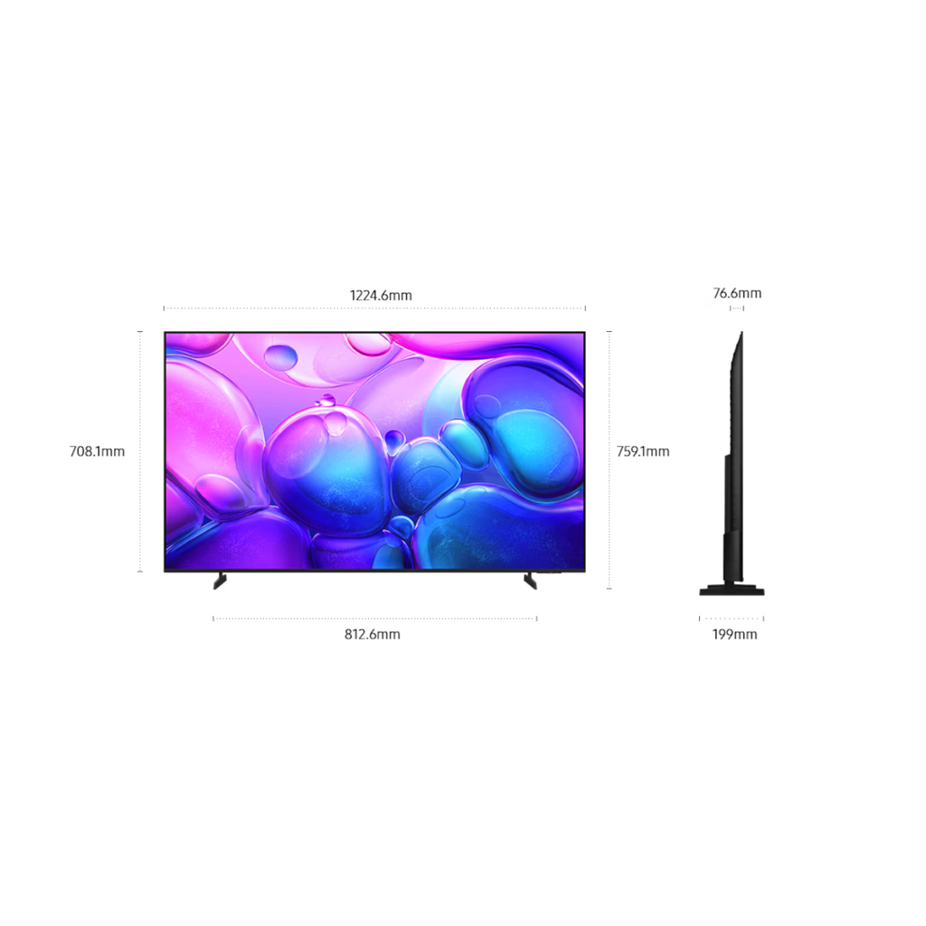 شاشة تليفزيون سامسونج، 65 بوصة، QLED، فريمليس، 4K، سمارت، مدعم بالذكاء الاصطناعي، ريسيفر داخلي - QA65Q6FAAU - 6