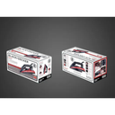 مكواة بخار بلاك اند ديكر، 2200 وات، أحمر × أسود - X2200 5